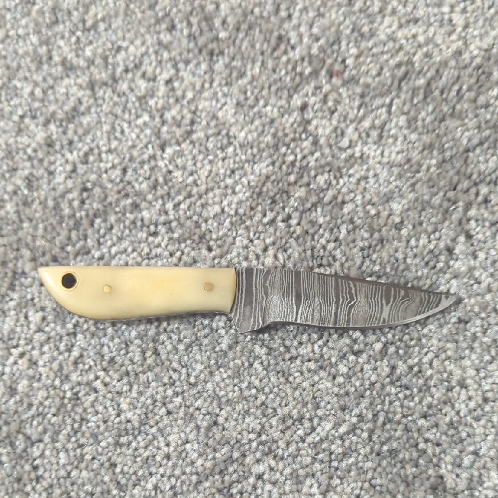 Handcrafted Knife with Cream Handle